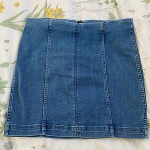Free People Denim Skirt